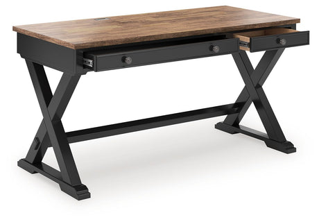 Wildenauer - Home Office Desk - Brown / Black - view 6