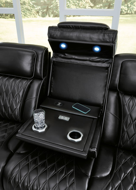 Boyington - Power Reclining Sofa With Adj Headrest by Signature Design by Ashley® | Bel Furniture
