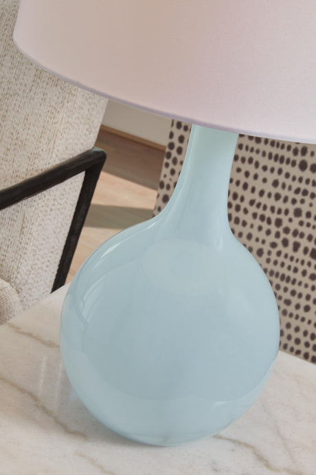 Rylanton - Glass Table Lamp - Aqua - view 3