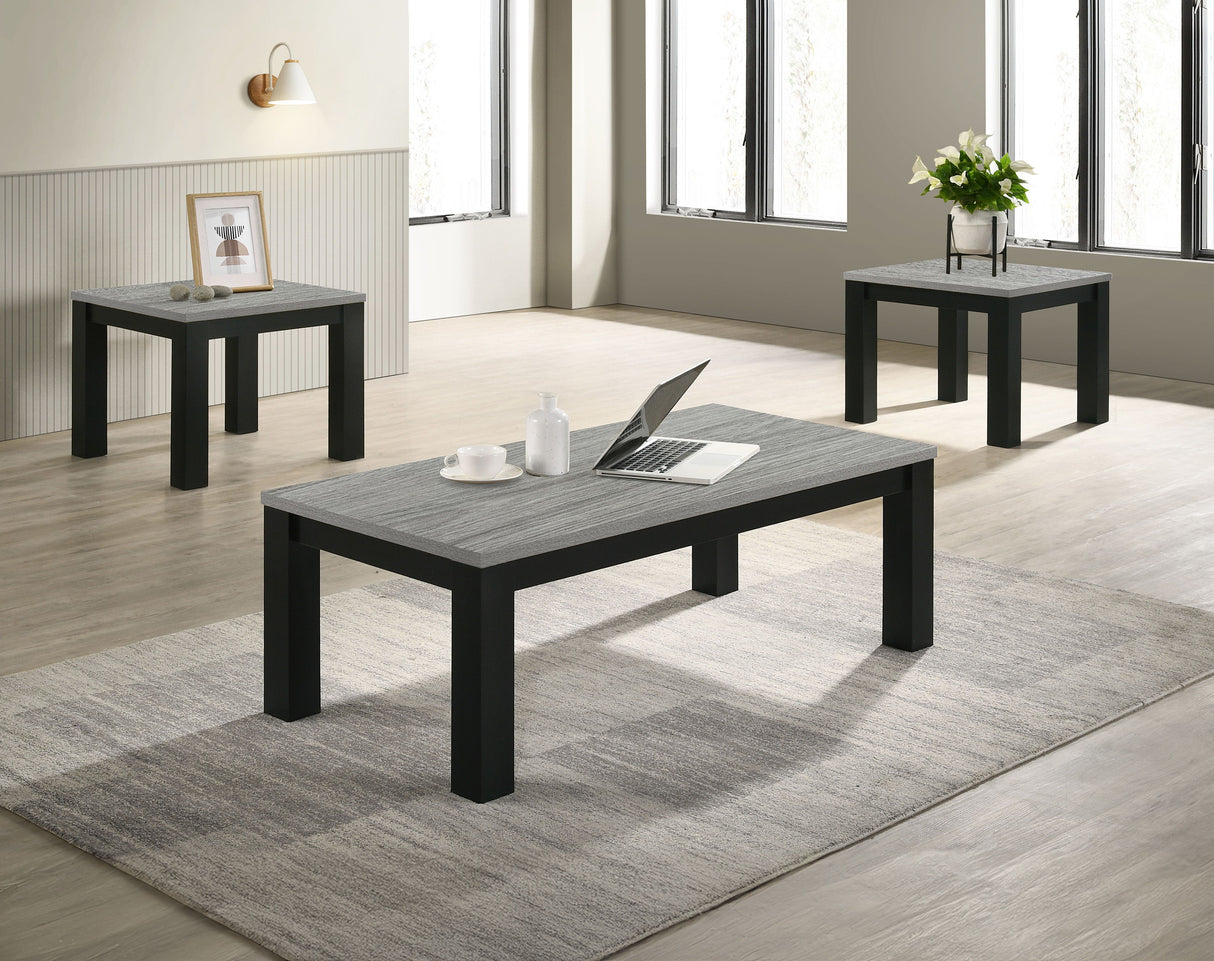 Theo - 3 Piece Cocktail Set Gray by Crown Mark | Bel Furniture