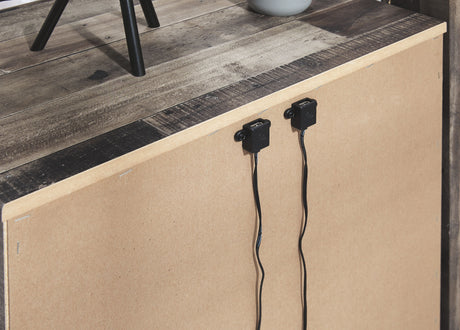 Derekson - Multi Gray - Two Drawer Night Stand by Benchcraft® | Bel Furniture