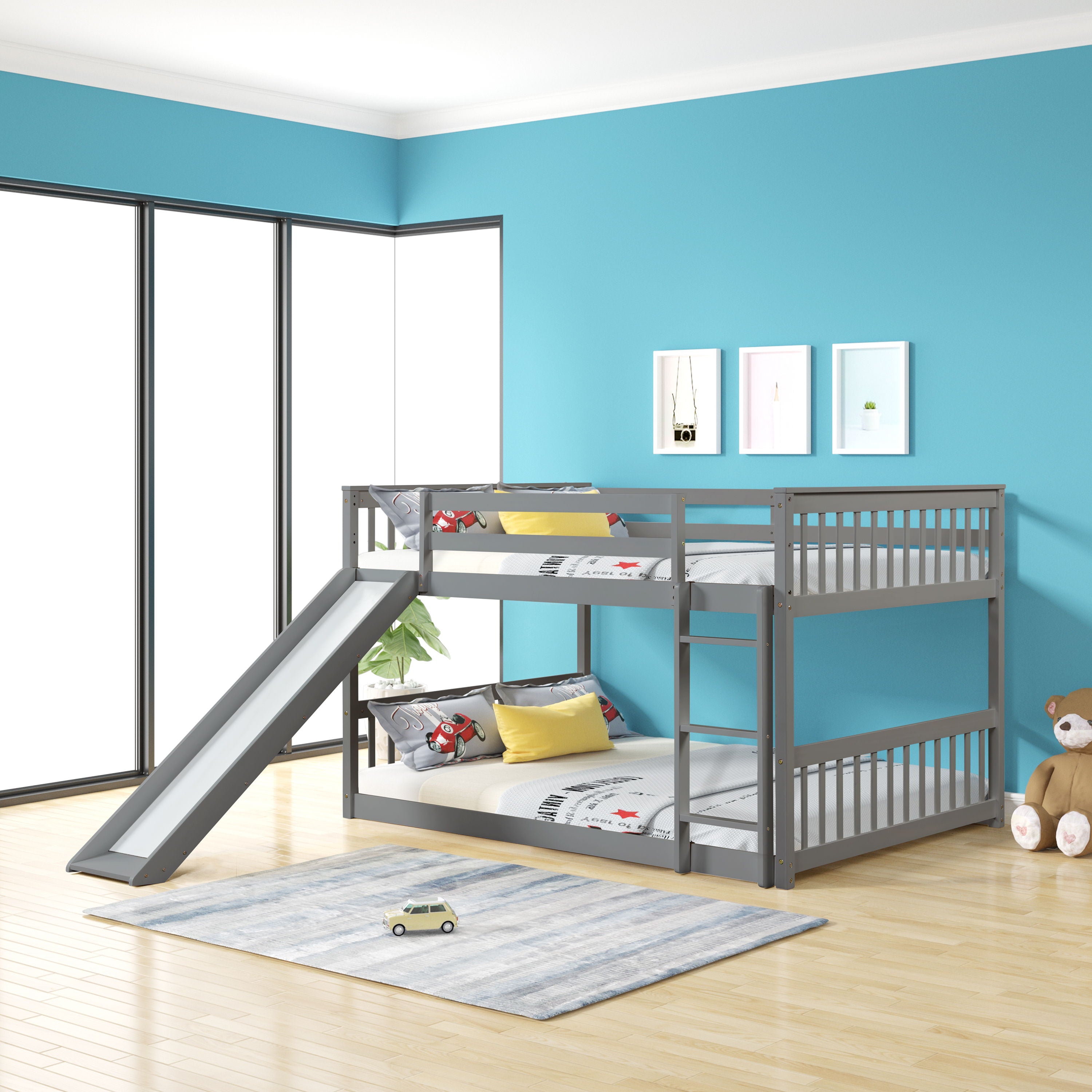 Bunk Bed With Slide And Ladder