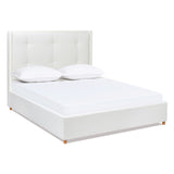 Miramar - Cushion Back Headboard Platform Bed Frame by Jennifer Taylor Home | Bel Furniture