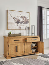 Havonplane - Brown - Dining Room Server by Signature Design by Ashley® | Bel Furniture