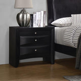 Briana - 2-Drawer Nightstand - Black by CoasterEssence | Bel Furniture