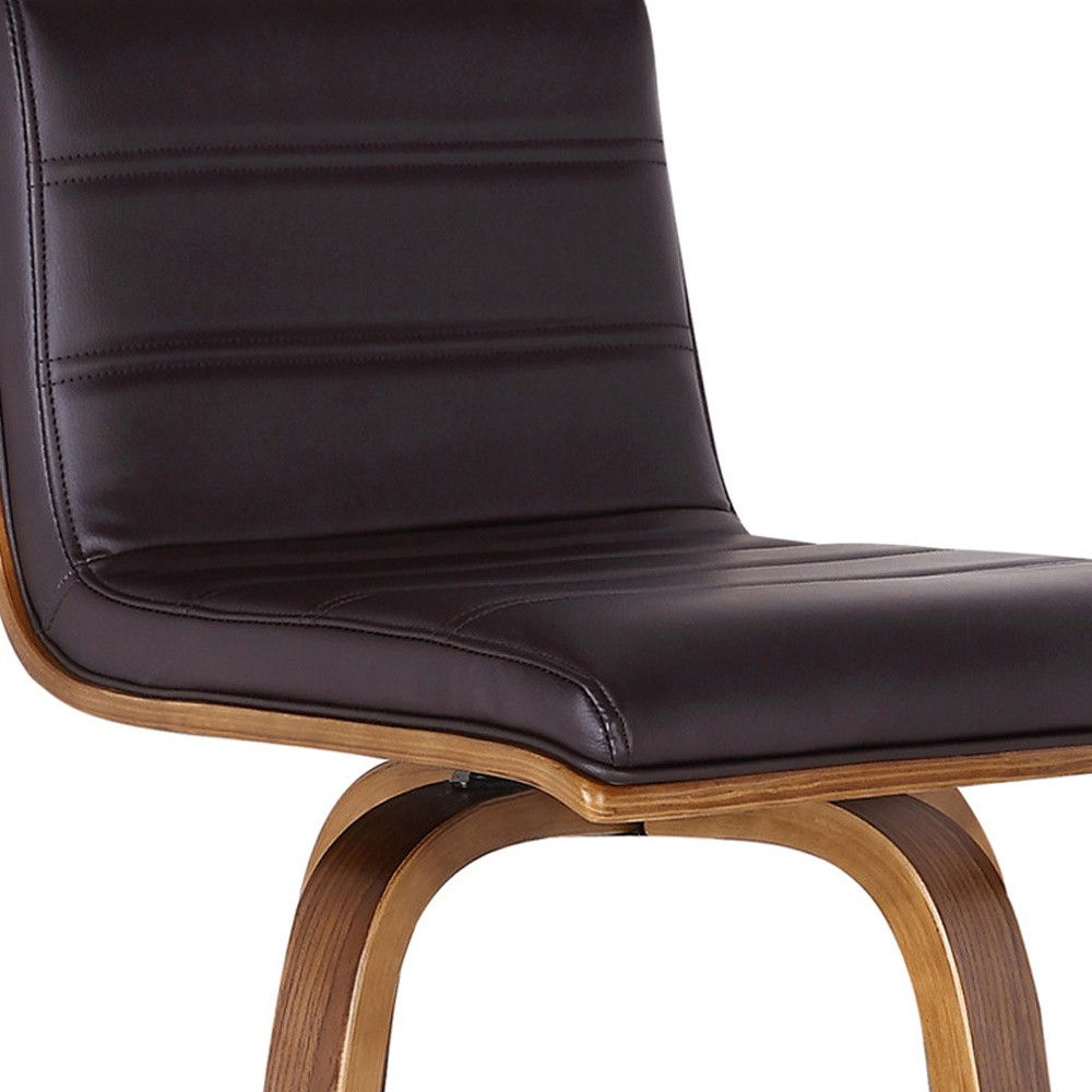 Swivel Low Back Bar Height / Bar Chair - Brown