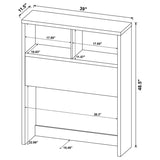Westpark - Bookcase Headboard by Coaster Fine Furniture | Bel Furniture