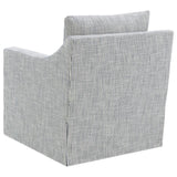 Winter - Upholstered Sloped Arm Accent Swivel Chair by Coaster Fine Furniture | Bel Furniture