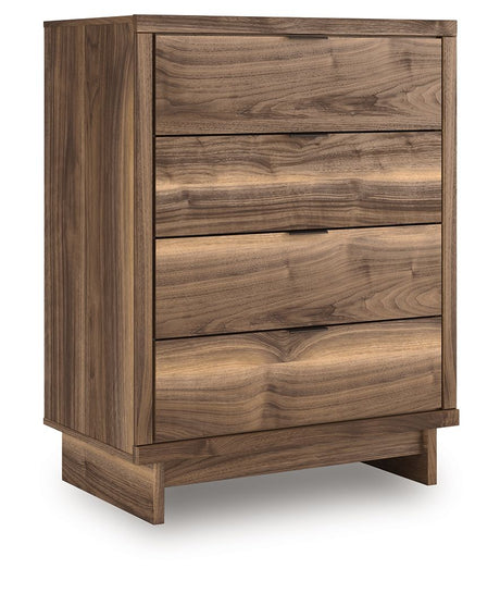 Chirason - Brown - Four Drawer Chest by Signature Design by Ashley® | Bel Furniture