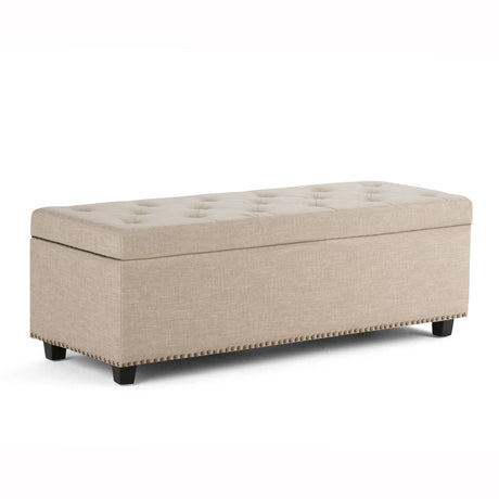 Hamilton - Upholstered Storage Ottoman - view 3