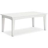 Hyland Wave - Rectangular Cocktail Table White by Signature Design by Ashley® | Bel Furniture