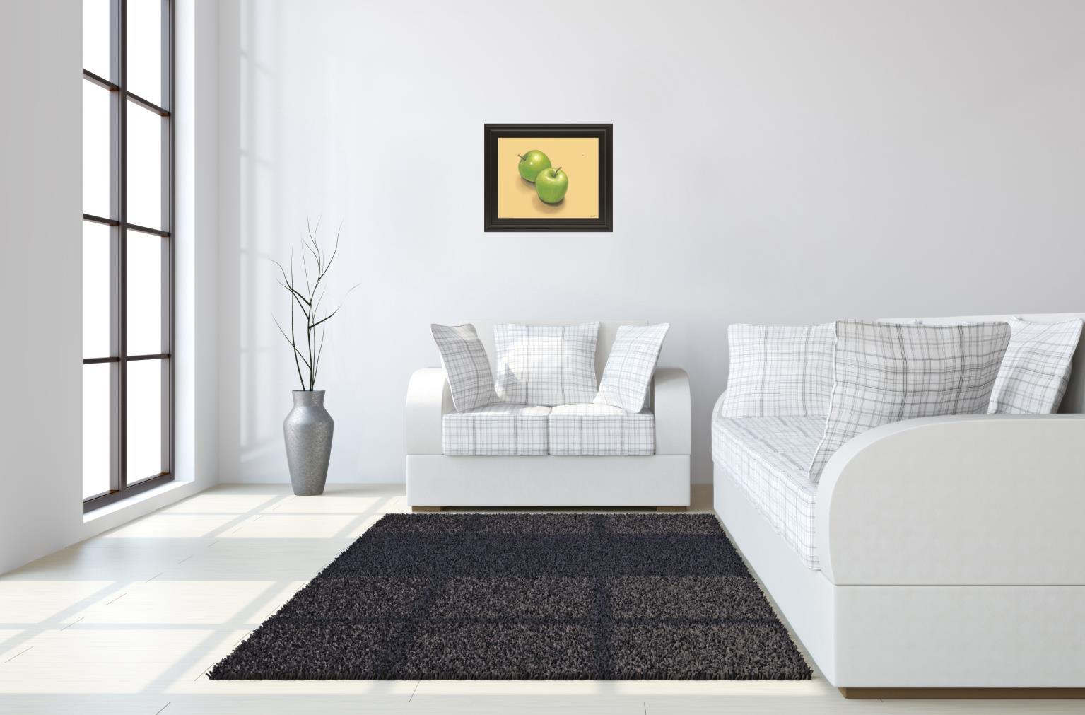 Green Apples - Framed Print Wall Art - Green