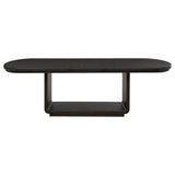 Leandro - 78" Extension Dining Room Table - Burnished Black