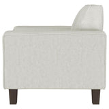Deerhurst - Upholstered Track Arm Tufted Accent Chair - Greige by Coaster Fine Furniture | Bel Furniture
