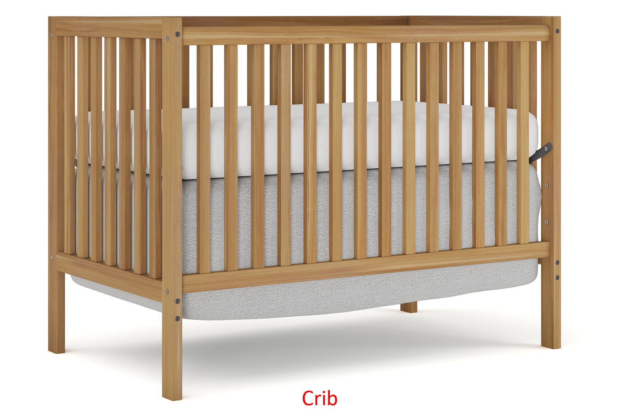 Crib 5 In 1 Convertible, Converts From Baby Crib To Toddler Bed, Fits Standard Full Size Crib Mattress