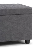 Darcy - Upholstered Storage Ottoman Bench