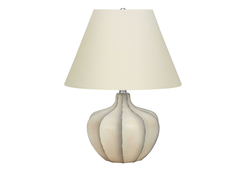 Resin Transitional Lighting, Table Lamp - Cream