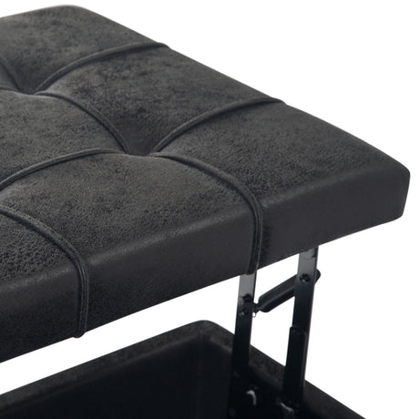 Harrison - Upholstered Coffee Table Storage Ottoman - view 77