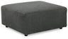 Edenfield - Oversized Accent Ottoman Dark Gray by Signature Design by Ashley® | Bel Furniture