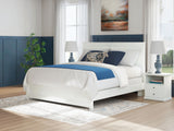 Bostwick Shoals - King Panel Bed With Framed Footboard - White
