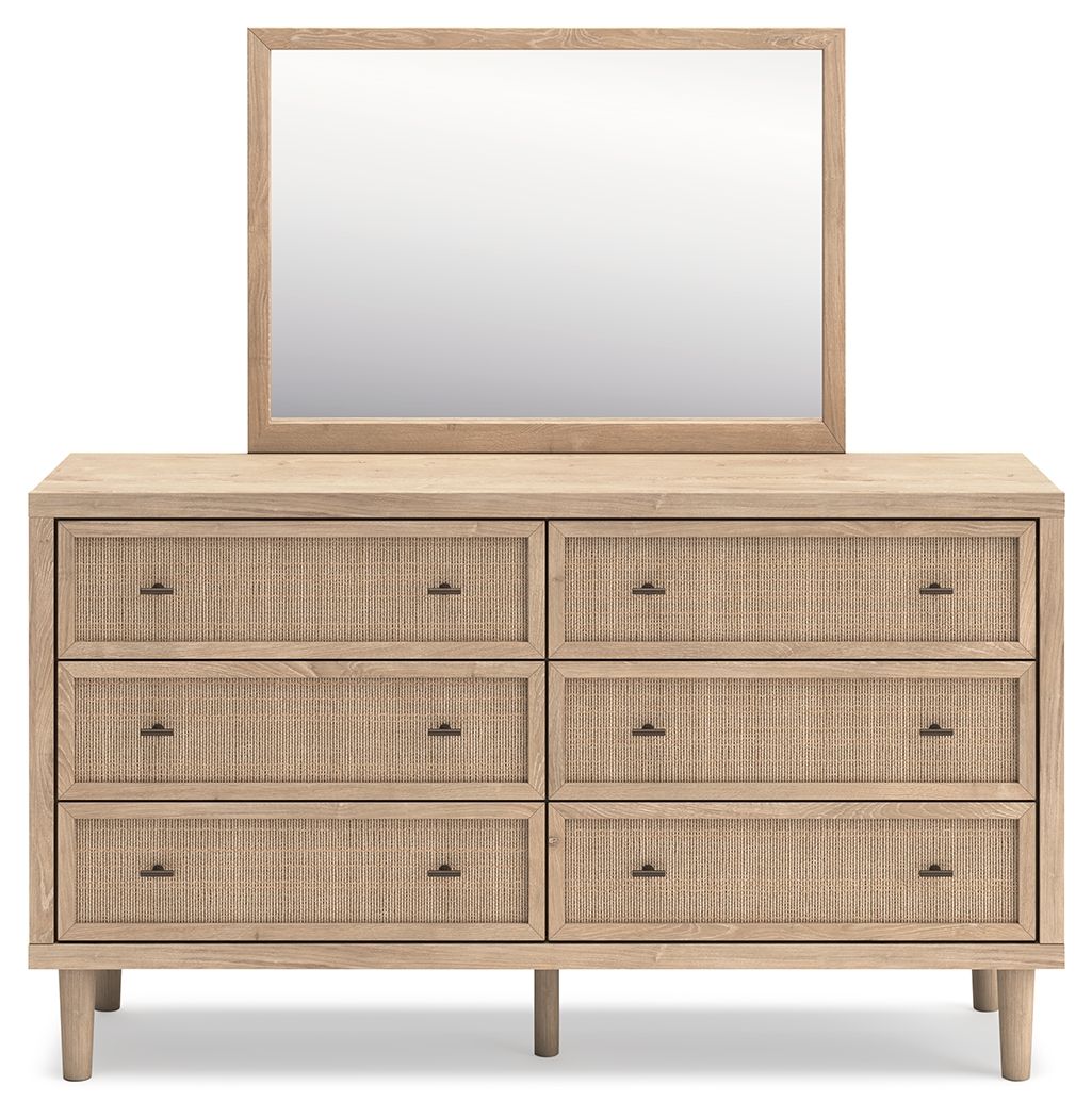 Cielden - Two-Tone - Dresser And Mirror by Signature Design by Ashley® | Bel Furniture