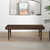 Mia - Mid-Century Modern Bench - Dark Brown by Ashcroft Furniture | Bel Furniture