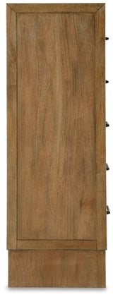 Sherbana - Light Brown - Five Drawer Chest by Signature Design by Ashley® | Bel Furniture