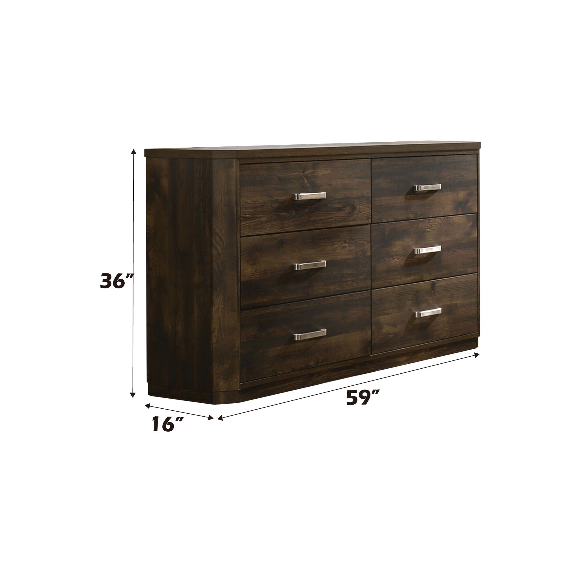 Elettra - Rustic Dresser - Walnut