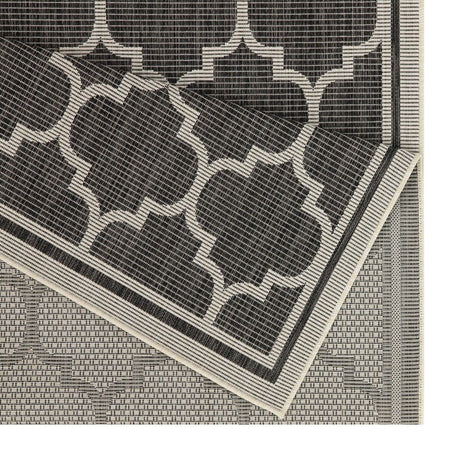 Sunshine - 5'3" X 7'3" Indoor & Outdoor Area Rug Polypropylene - Anthracite - view 3