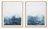 Holport - Blue / White - Wall Art Set (Set of 2) by Signature Design by Ashley® | Bel Furniture