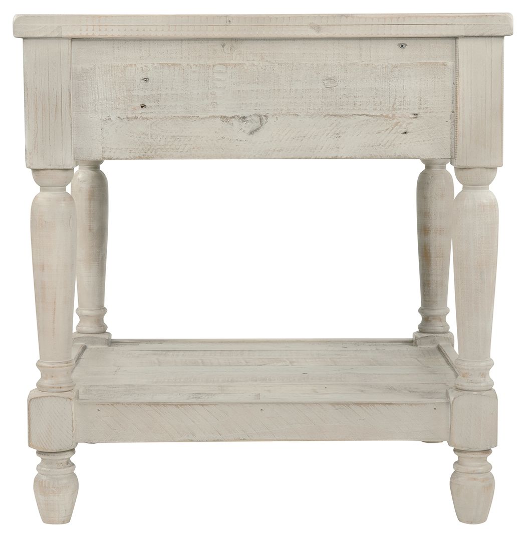 Shawnalore - Whitewash - Rectangular End Table