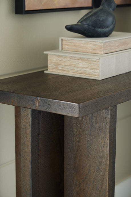 Jalenry - Grayish Brown - Console Sofa Table by Signature Design by Ashley® | Bel Furniture