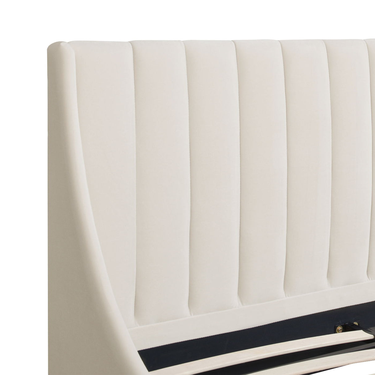 Aspen - Vertical Tufted Modern Headboard Platform Bed Set by Jennifer Taylor Home | Bel Furniture