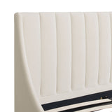 Aspen - Vertical Tufted Modern Headboard Platform Bed Set by Jennifer Taylor Home | Bel Furniture