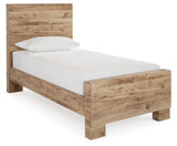 Hyanna - Twin Panel Bed - Tan