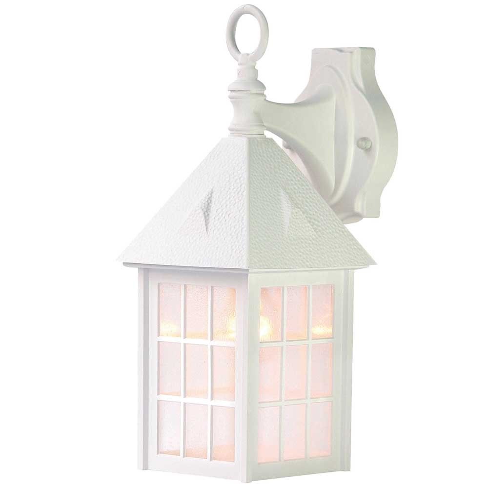 House Shaped Wall Light - White