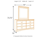 Huey Vineyard - Black - Dresser, Mirror by Signature Design by Ashley® | Bel Furniture