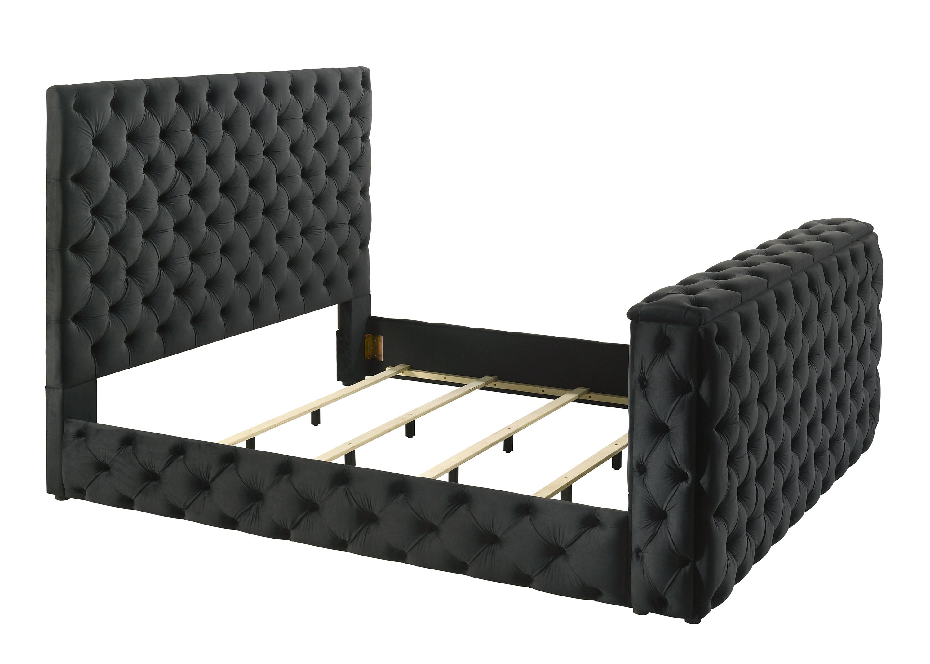 Josephine - King Bed With TV Lift - Black