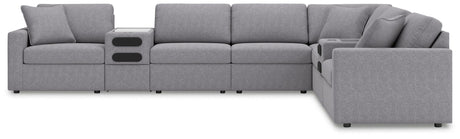 Modmax - Sectional - Granite - view 81