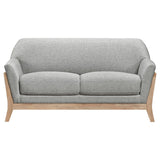 Vaughn - Fabric Upholstered Flared Arm Sofa Set