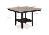 Fulton - Counter Height Table by Crown Mark | Bel Furniture