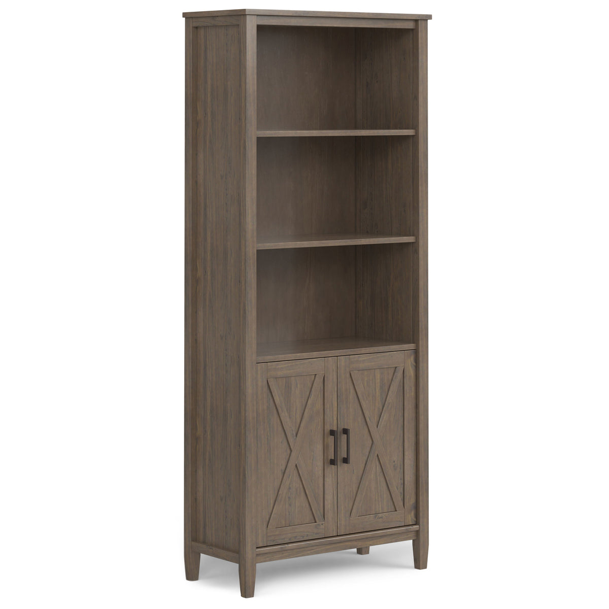 Ela - Bookcase - Smoky Brown by Simpli-Home | Bel Furniture