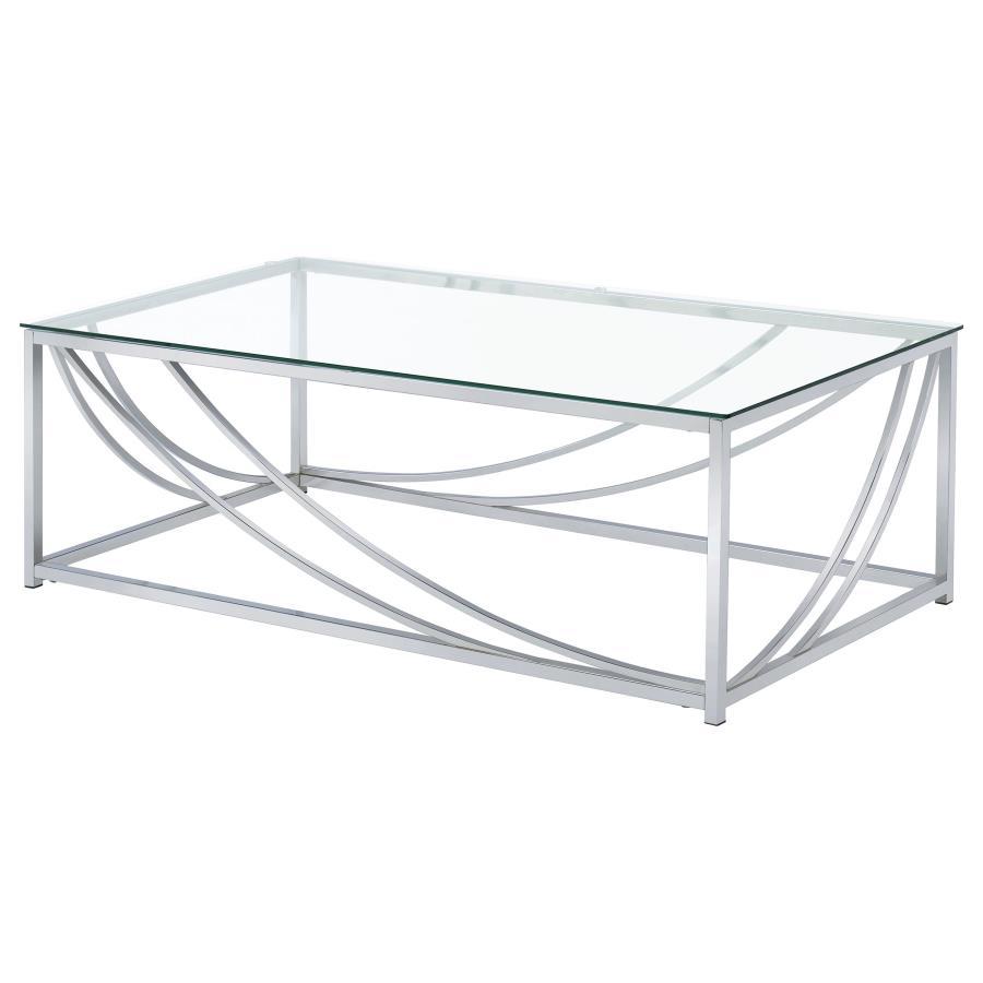 Lille - Glass Top Coffee And End Table Set