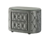 Voltare - Nightstand Gray by Crown Mark | Bel Furniture