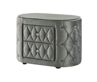 Voltare - Nightstand Gray by Crown Mark | Bel Furniture