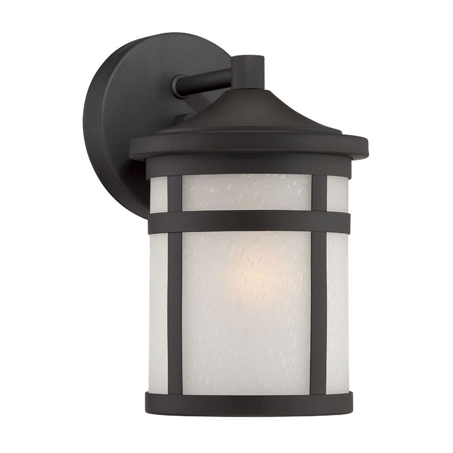 Hanging Lantern Shape Wall Light - Matte Black