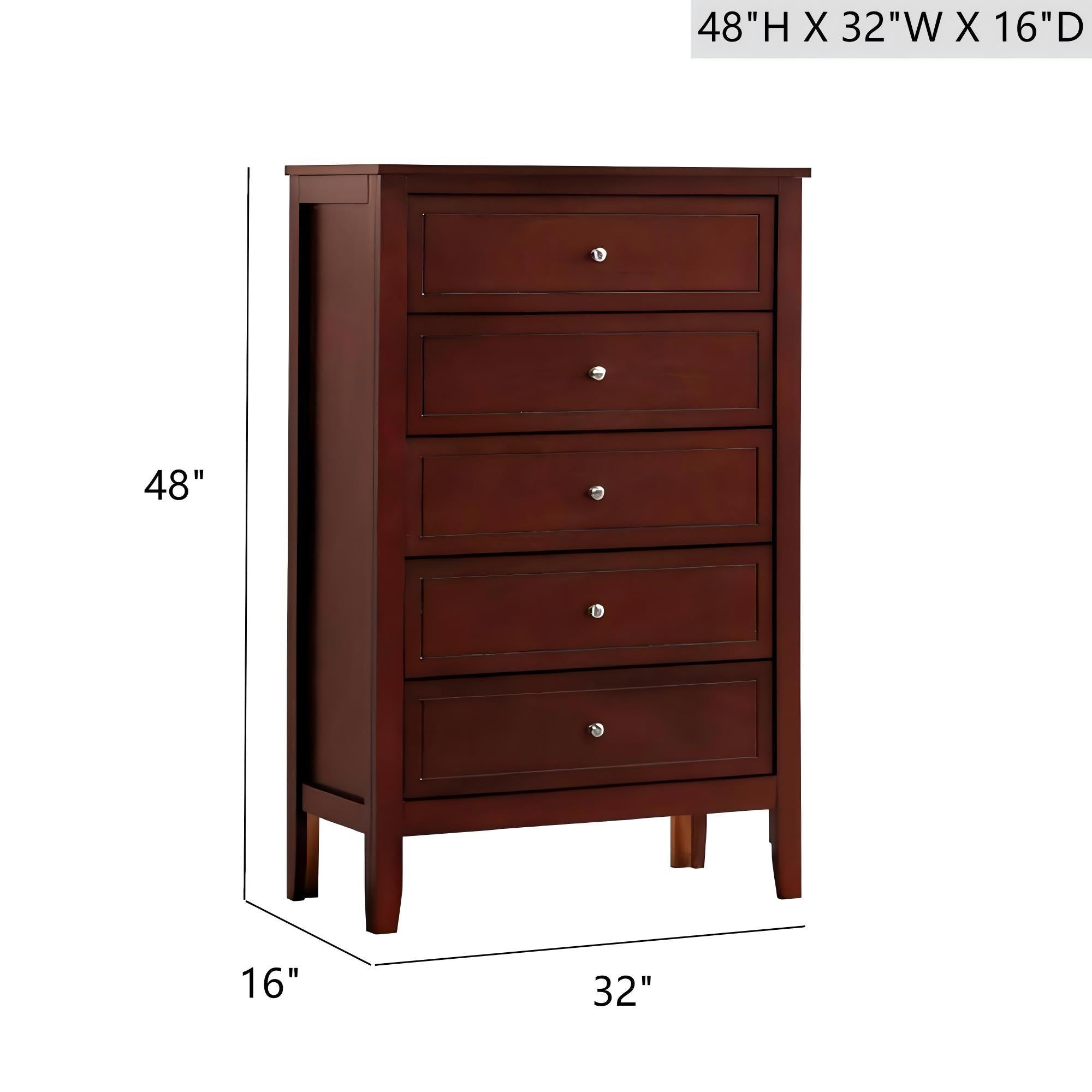 Daniel - Chest, 5 Drawer Storage Unit - Thumbnail 4