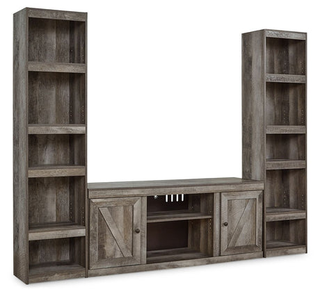 Wynnlow - Gray - 3-Piece Entertainment Center by Signature Design by Ashley® | Bel Furniture