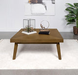 Westerly - Square Wood Coffee Table - Walnut Brown by Coaster Fine Furniture | Bel Furniture