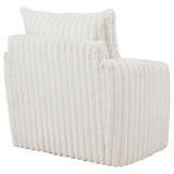 Sarco - Corduroy Upholstered Swivel Accent Arm Chair